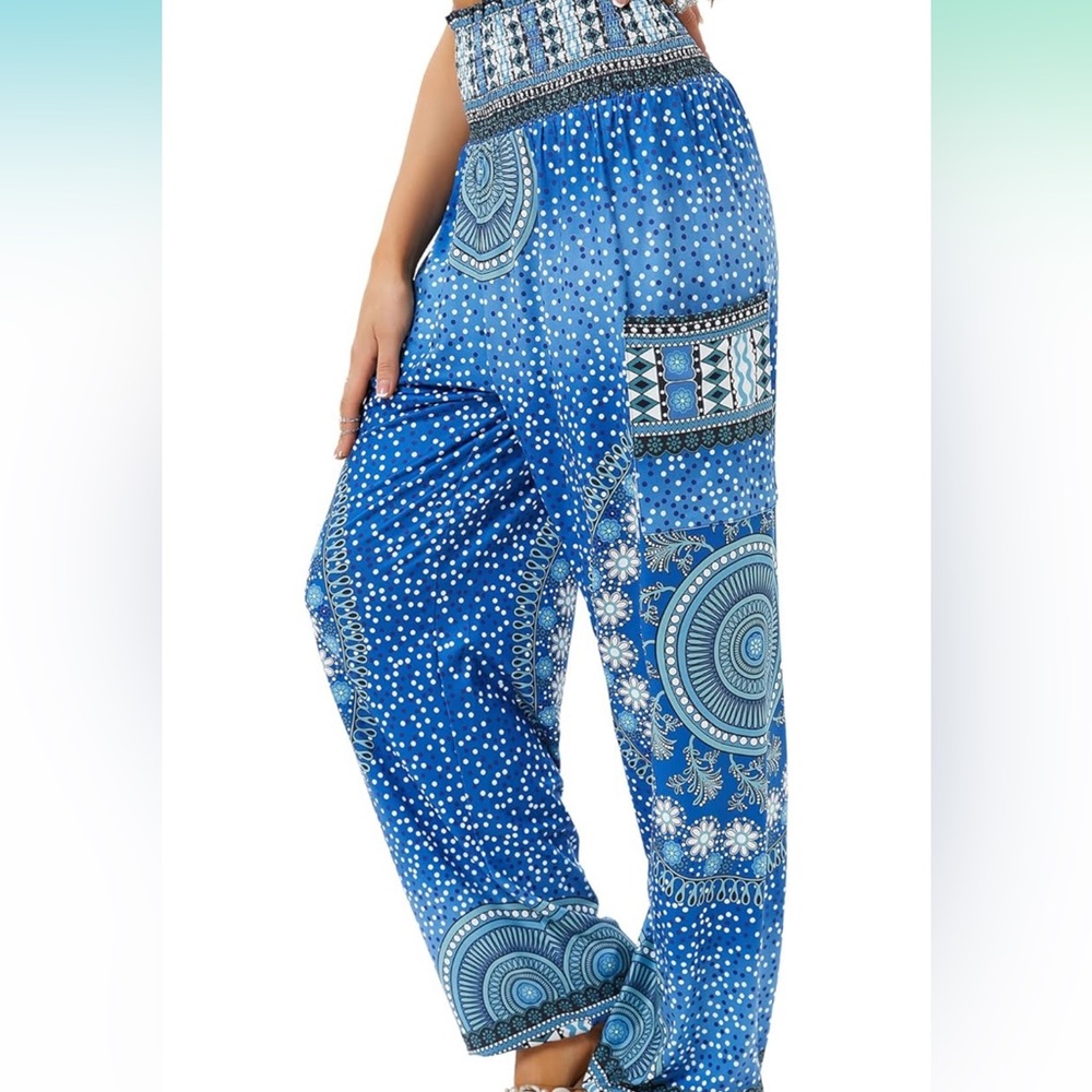 Blue Harem Pants